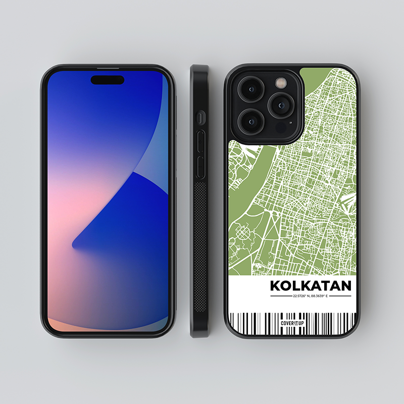 Custom My City Kolkata Glass Case