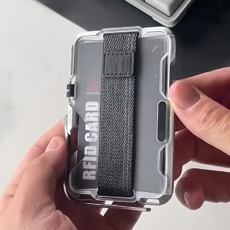 Aulumu G03 Multi-Tool Magnetic Metal Wallet | Frosted Cover | MagSafe