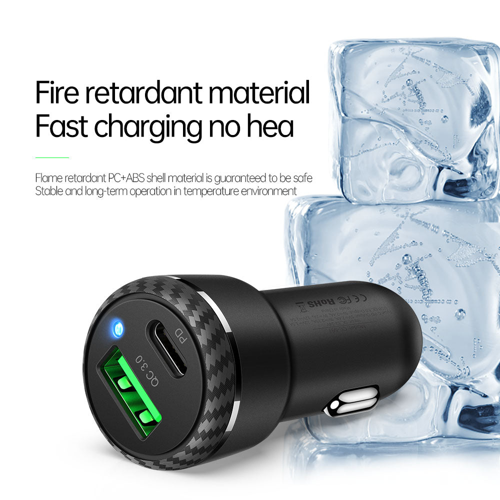Mcdodo 38W 1C+1A PD Fast Car Charger