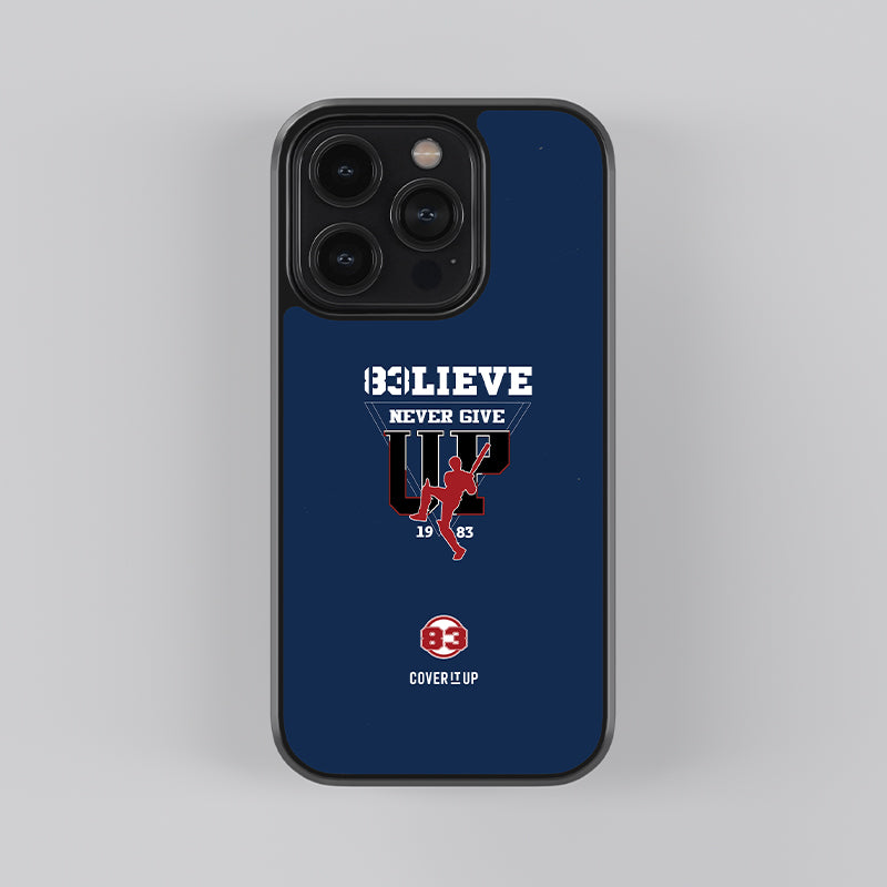 Official 83 Never Give Up Glass Case