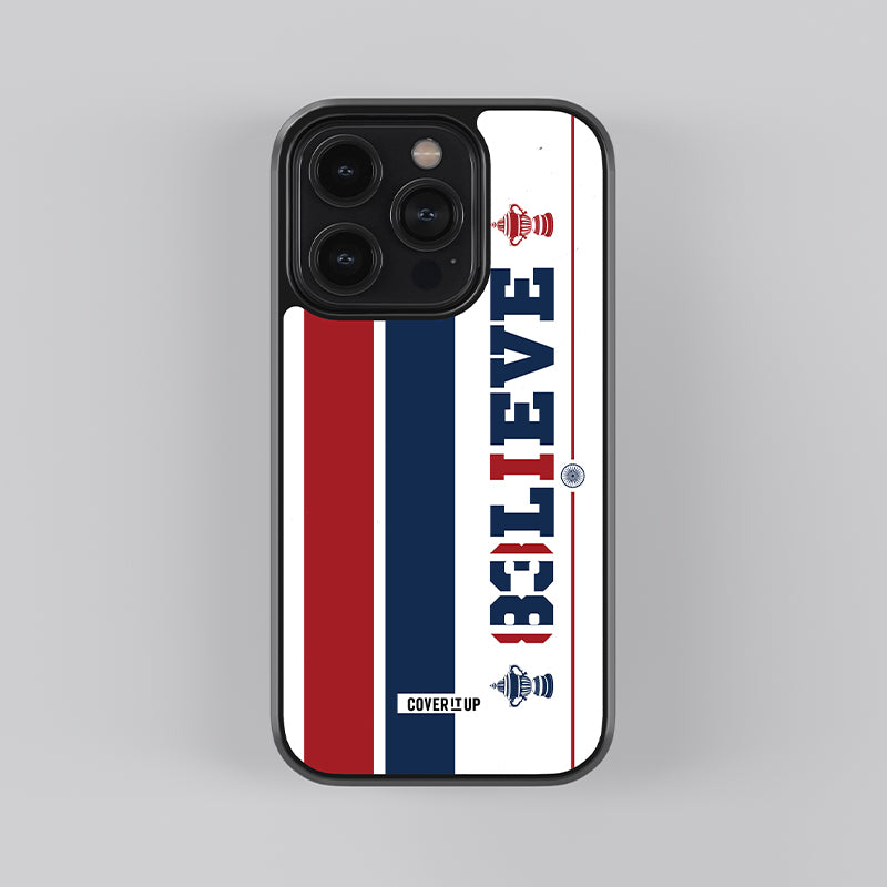 Official 83 Believe Stripe Glass Case