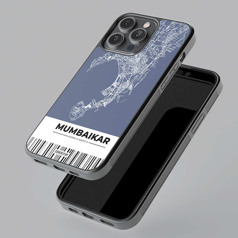 Custom Mumbai My City Glass case