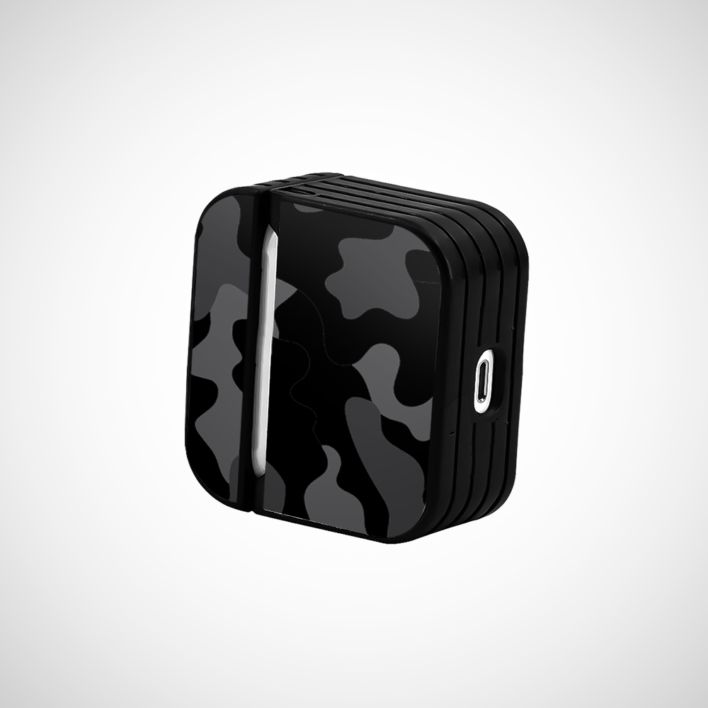Midnight Camo Glass Airpods Pro 2 Case Covers