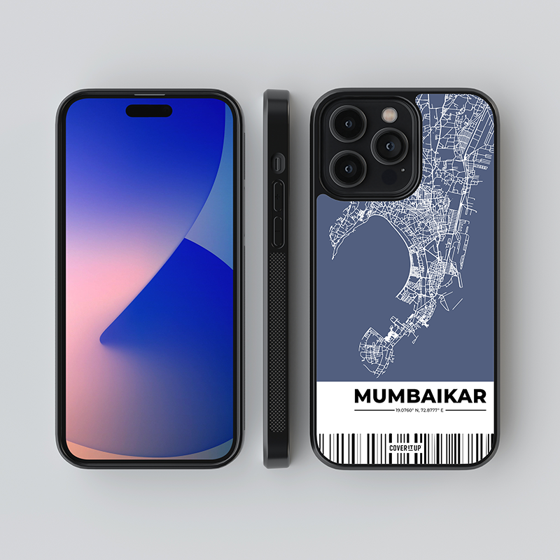 Custom Mumbai My City Glass case