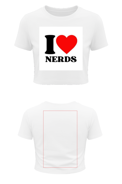 Customise Women’s pure cotton crop top half Sleeve (Customized)