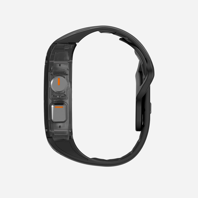 Aulumu A01 Case with Band for Apple Watch Ultra 1/2/3 | Carbon Fiber Cover | FKM Band