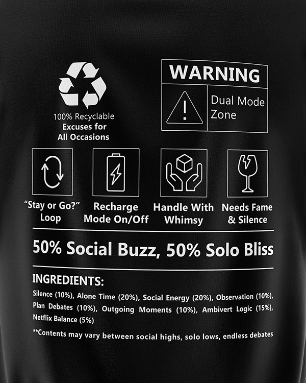 The Ambivert Oversize T-Shirt