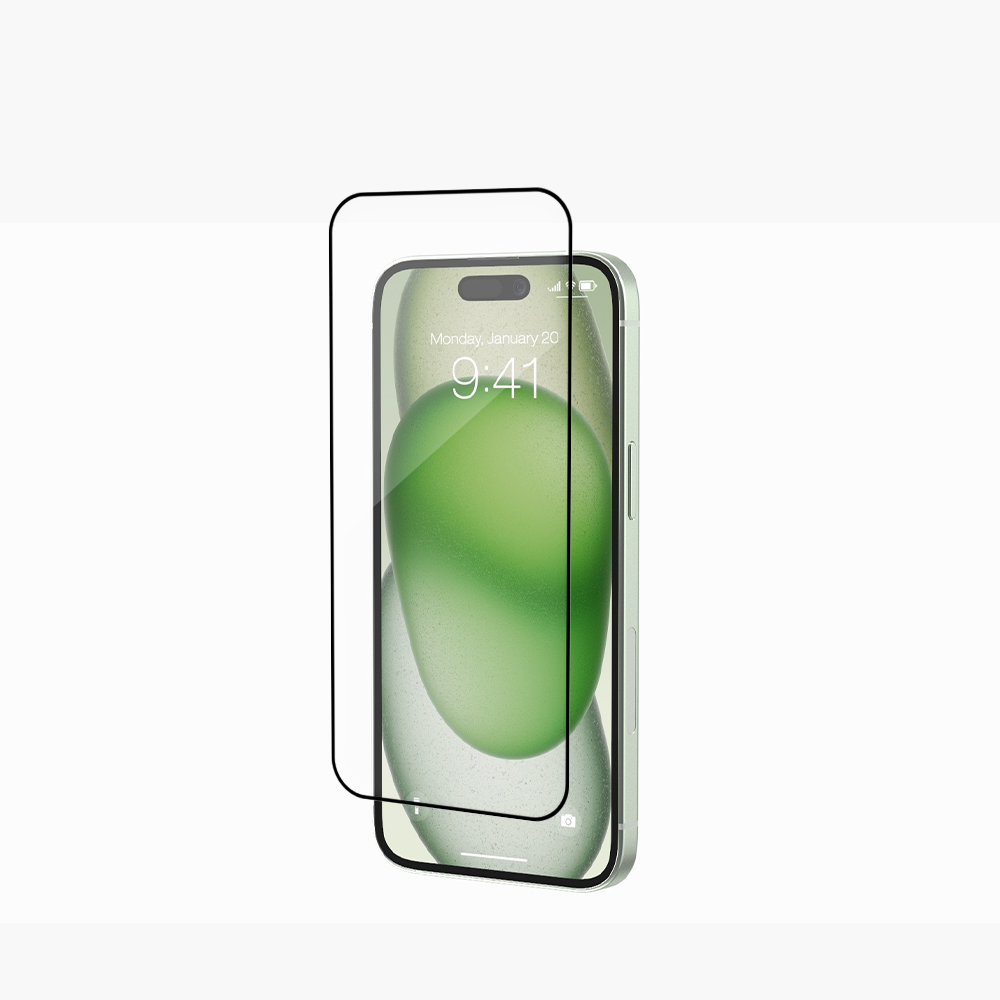iPhone 15 Tempered Glass Screen Protector Guard