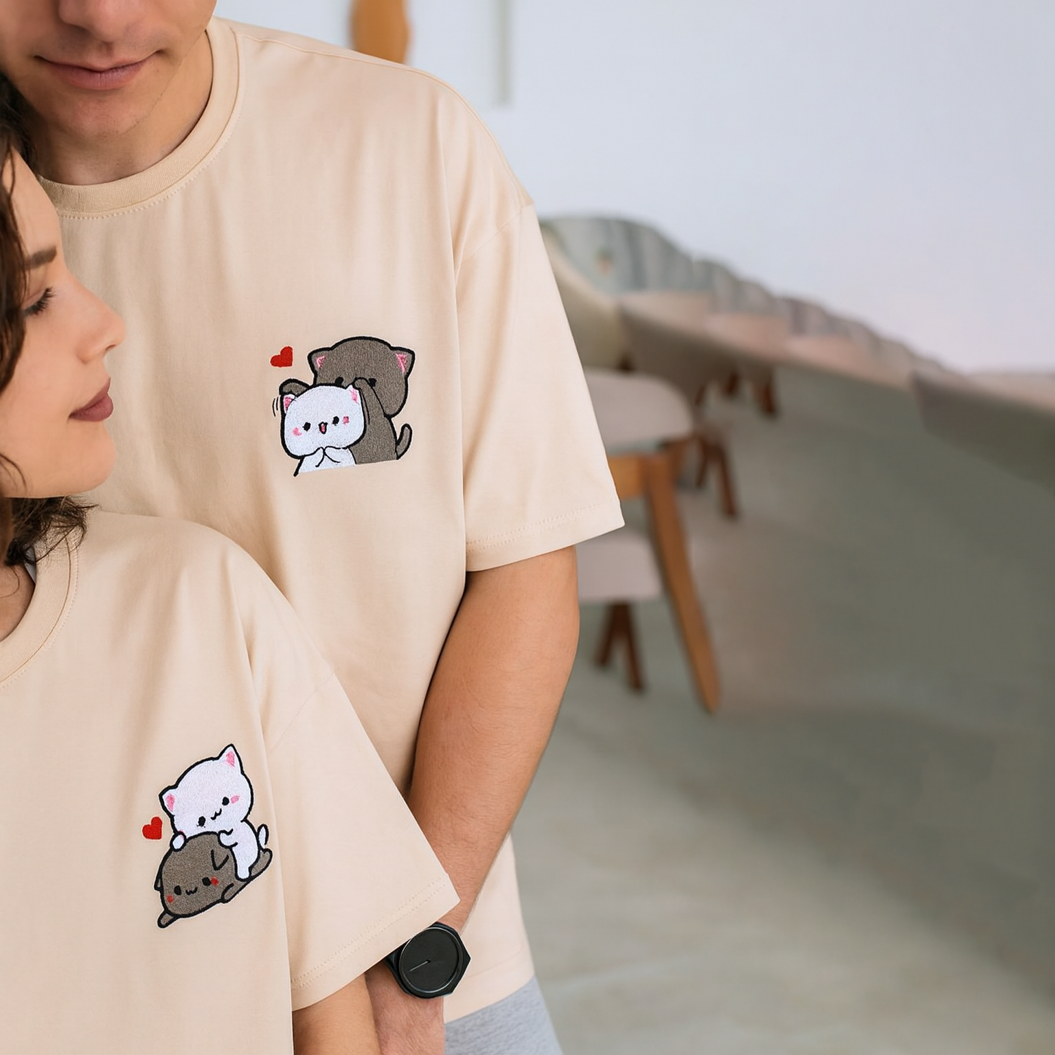 Purrfect Together Couple T-Shirts