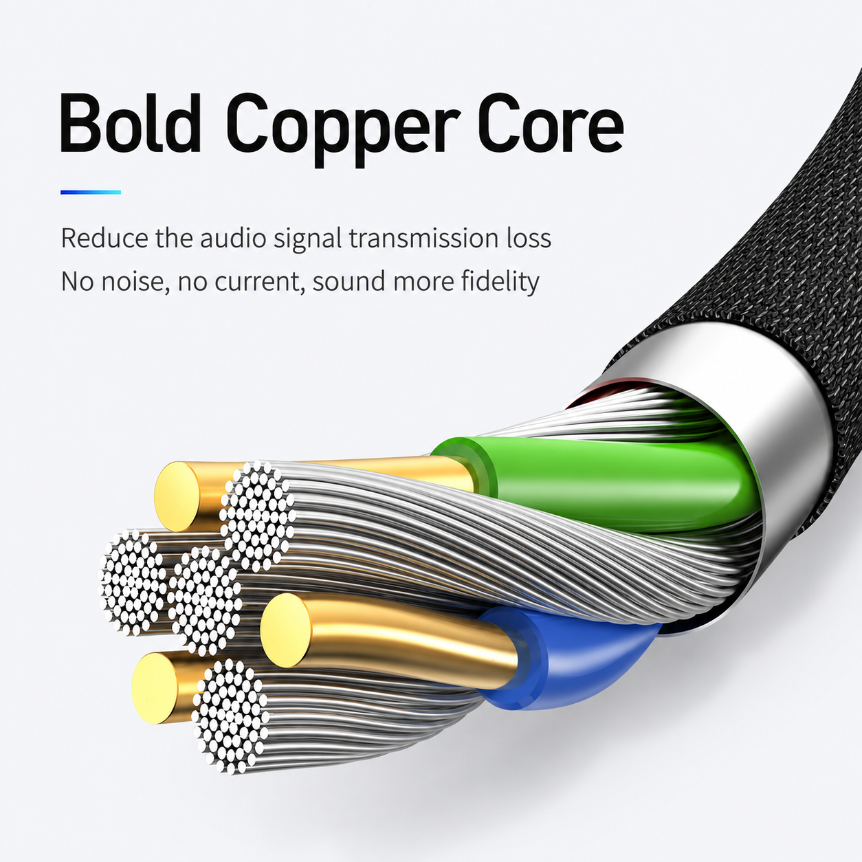 Mcdodo DC3.5 Male to Male Audio cable 1.2m
