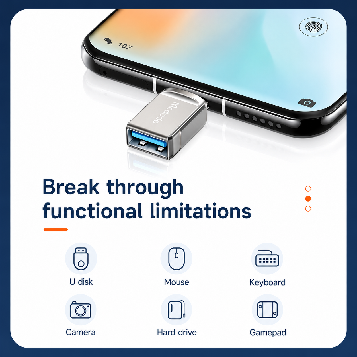 Mcdodo OTG USB-A 3.0 to Type-c Connector