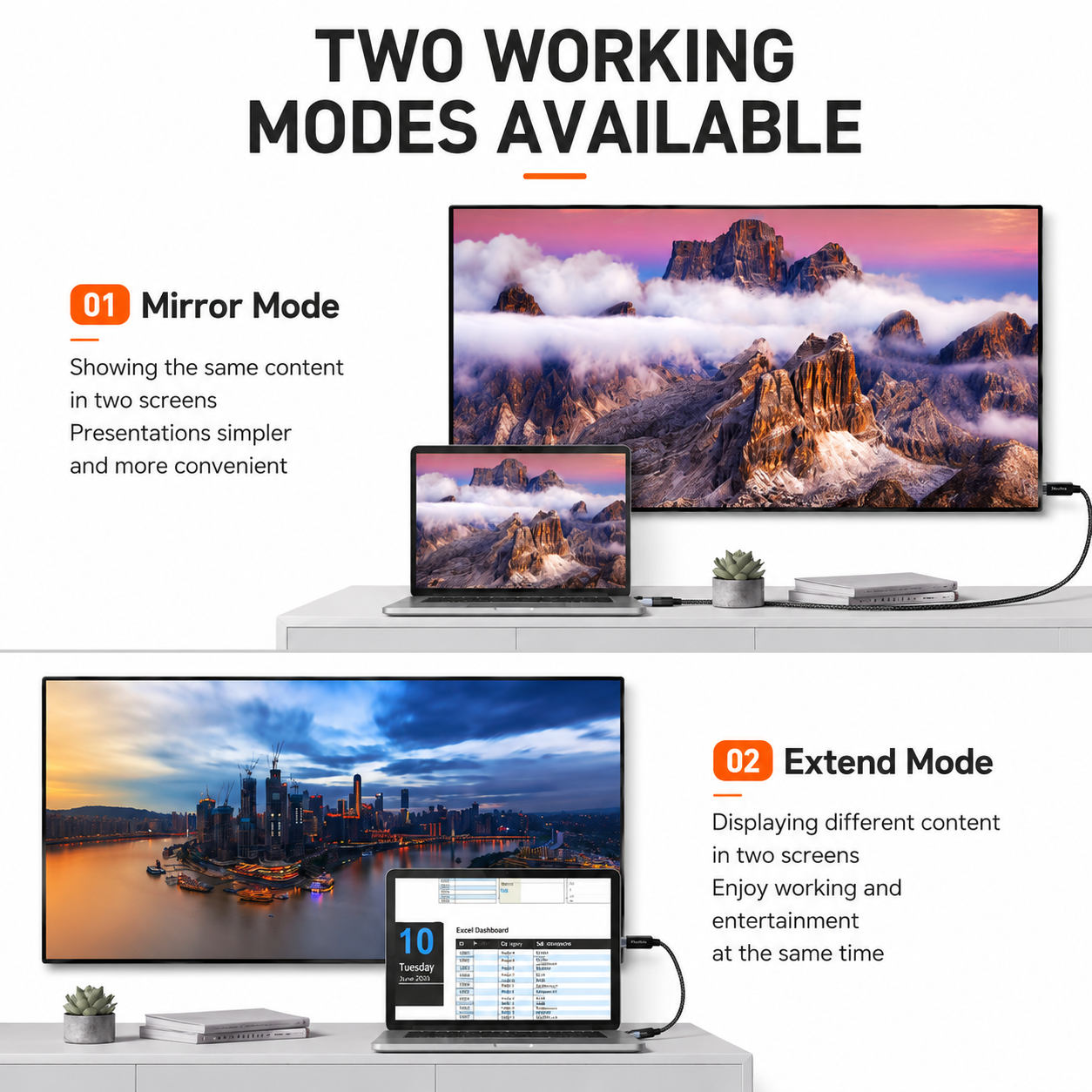 Mcdodo Type-c to HDMI Cable 2m