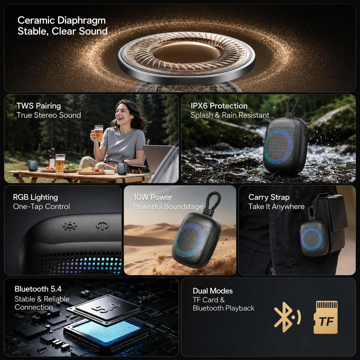 Mcdodo Mini Portable Wireless Speaker