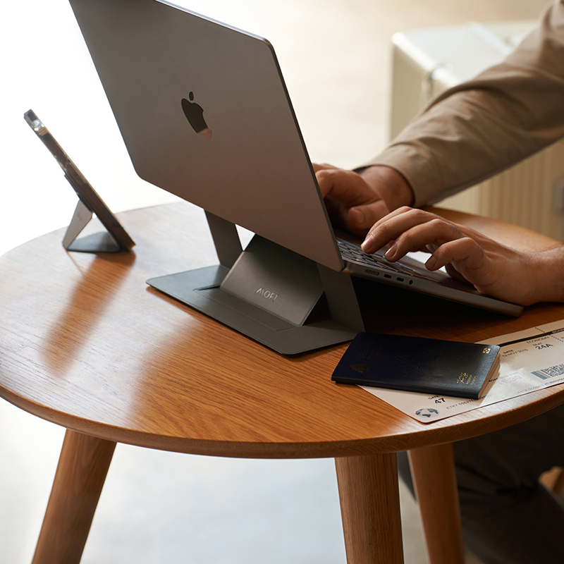 MOFT Graphene Cooling Laptop Stand:For Macbook and Laptops Without Bottom-Vent- Compatible With Laptops up to 16 inch