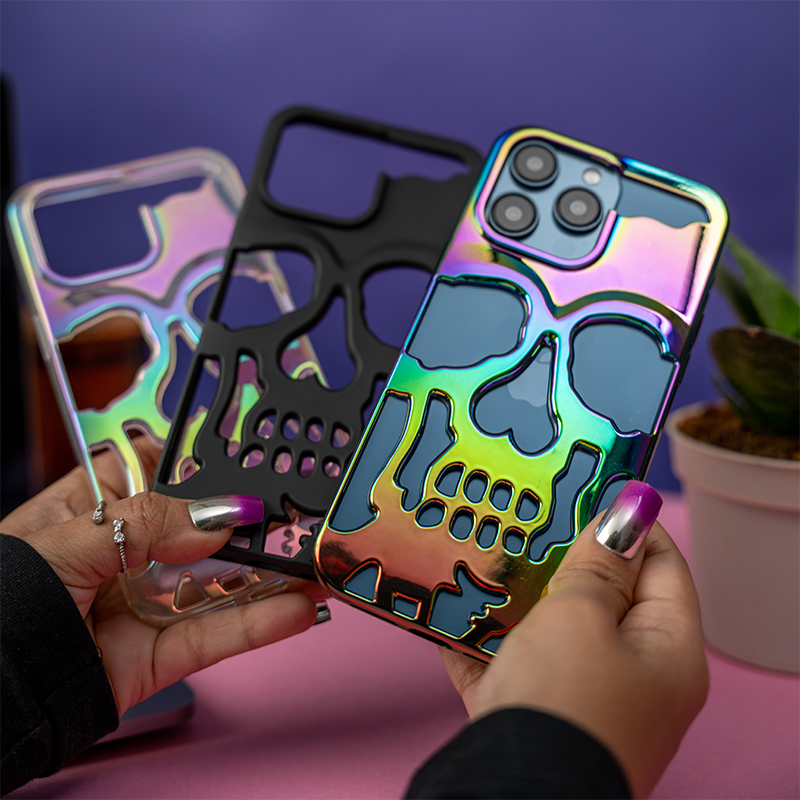 Skull Skeleton Electroplated Protective Case