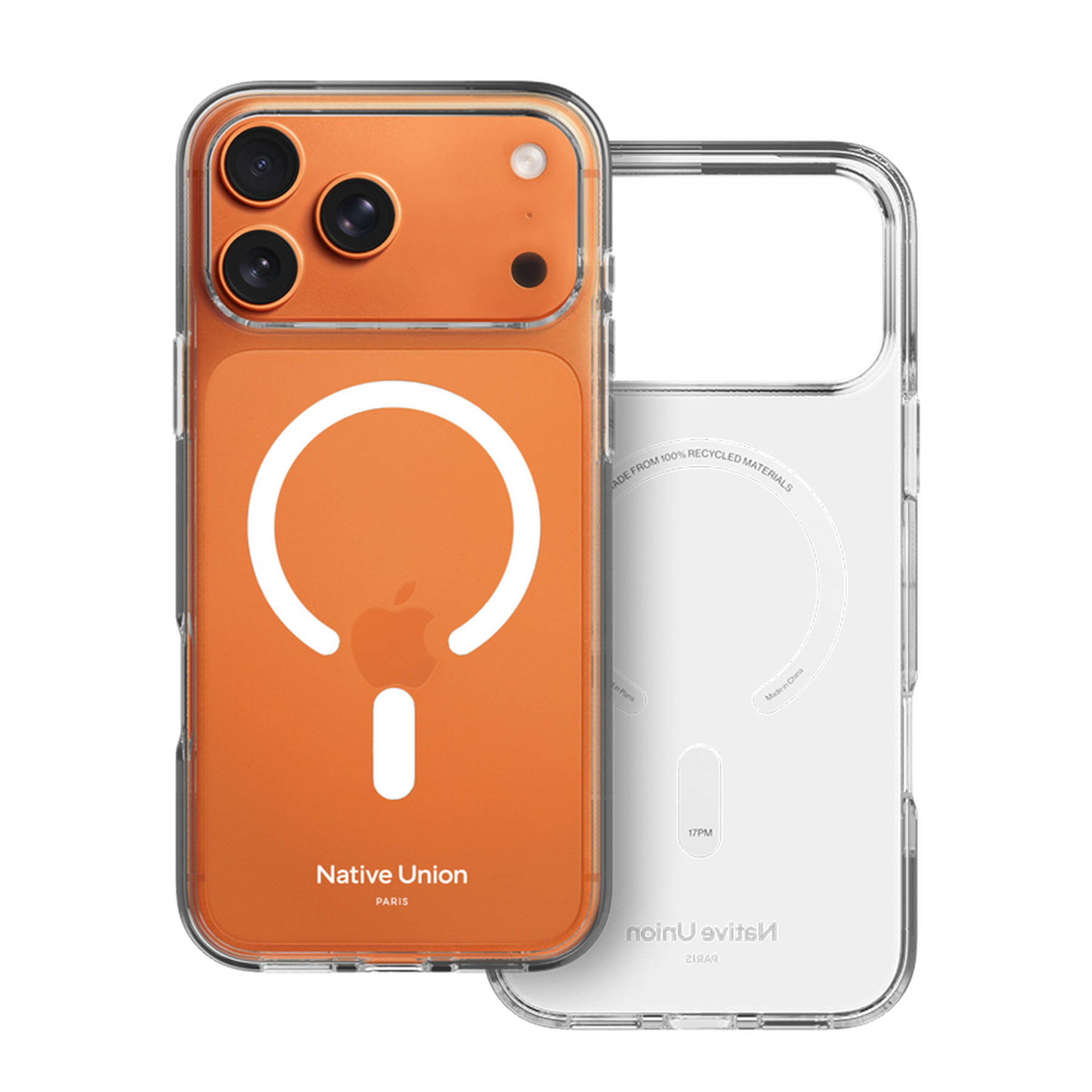 Native Union (Re)Clear Case for iPhone 17 Series The transparent recycled iPhone case with built-in magnets