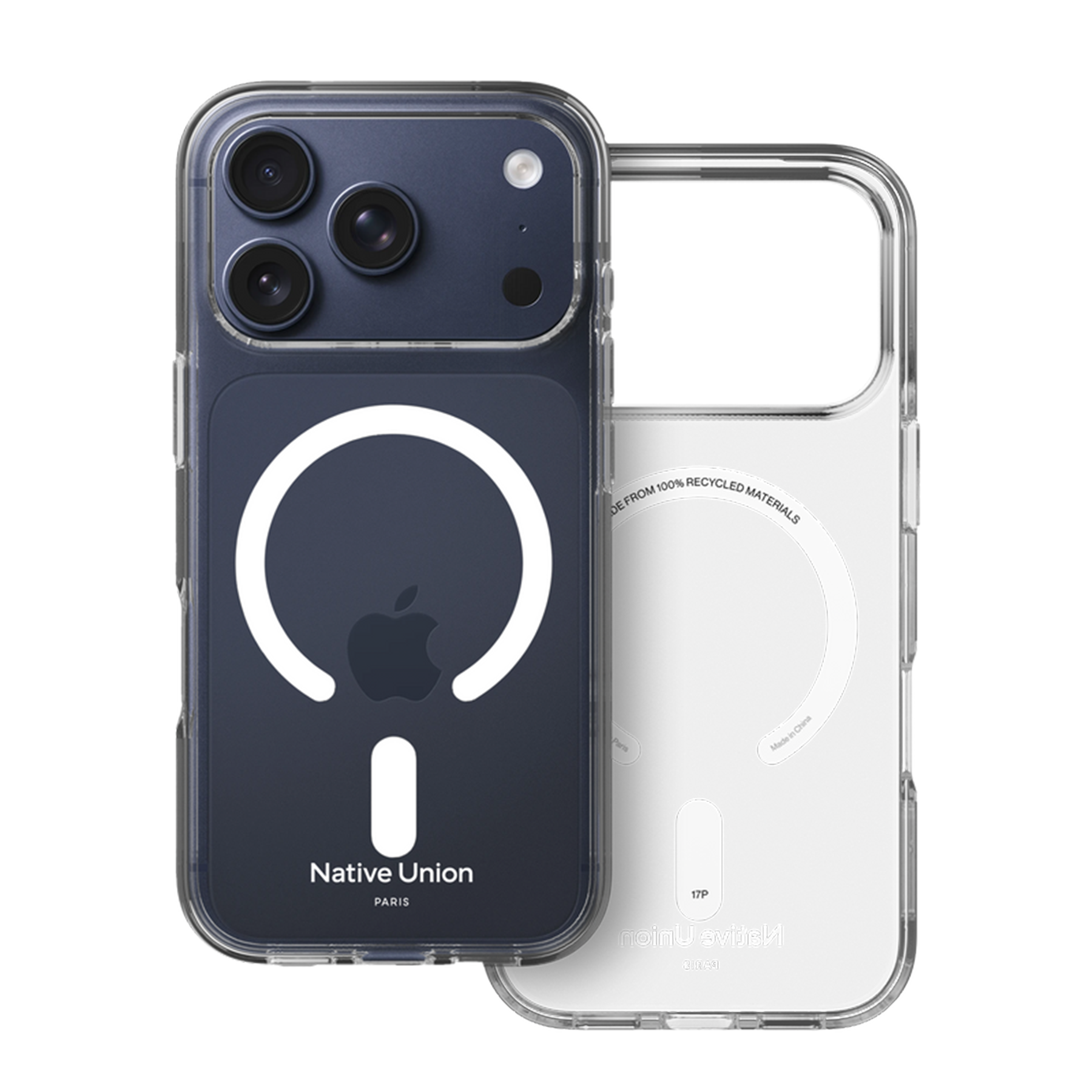 Native Union (Re)Clear Case for iPhone 17 Series The transparent recycled iPhone case with built-in magnets