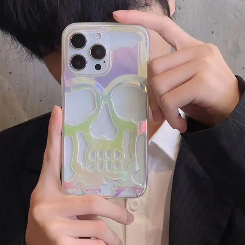 Skull Skeleton Electroplated Protective Case