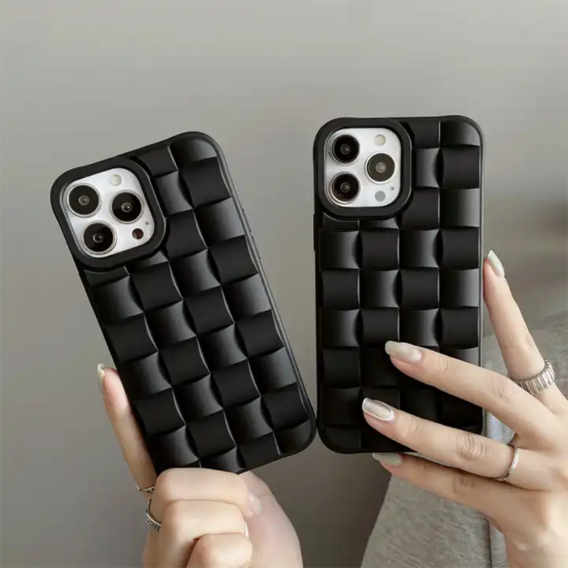 3D Checks Pattern Grid Case