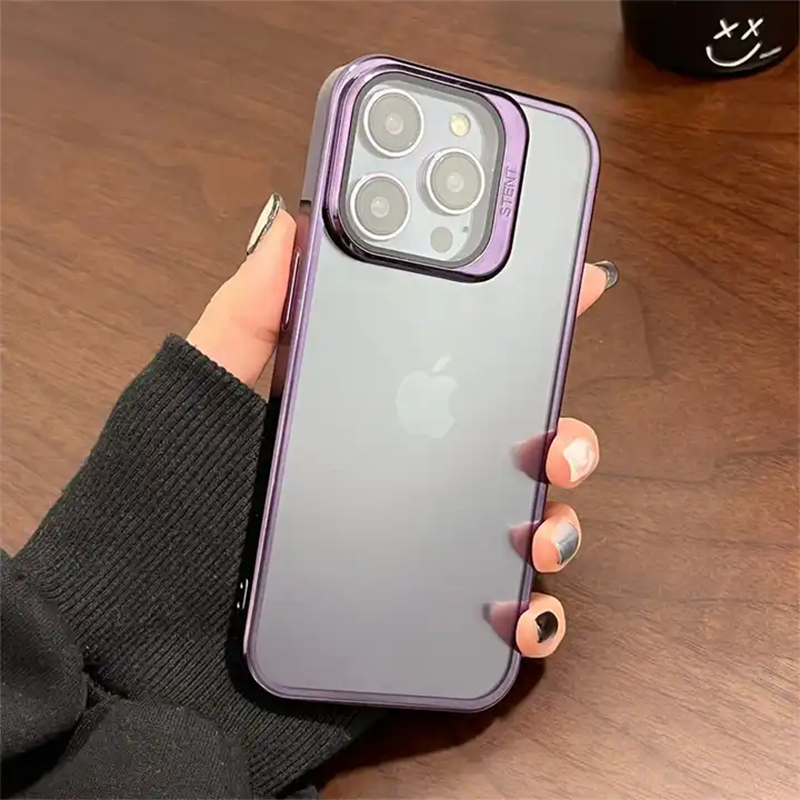 Stent Metal Kickstand Crystal Clear Case