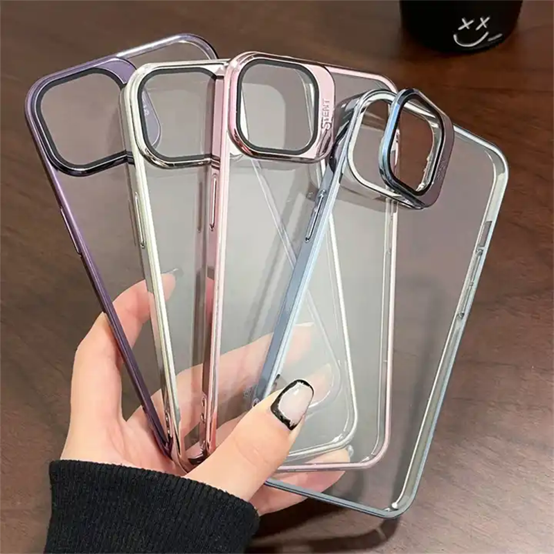 Versatile Metal Exterior Camera Kickstand Stent Case For iPhone 13 Series