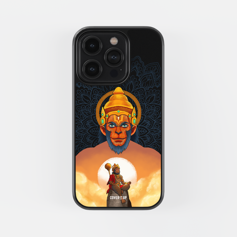 Hanuman Ji Glass case