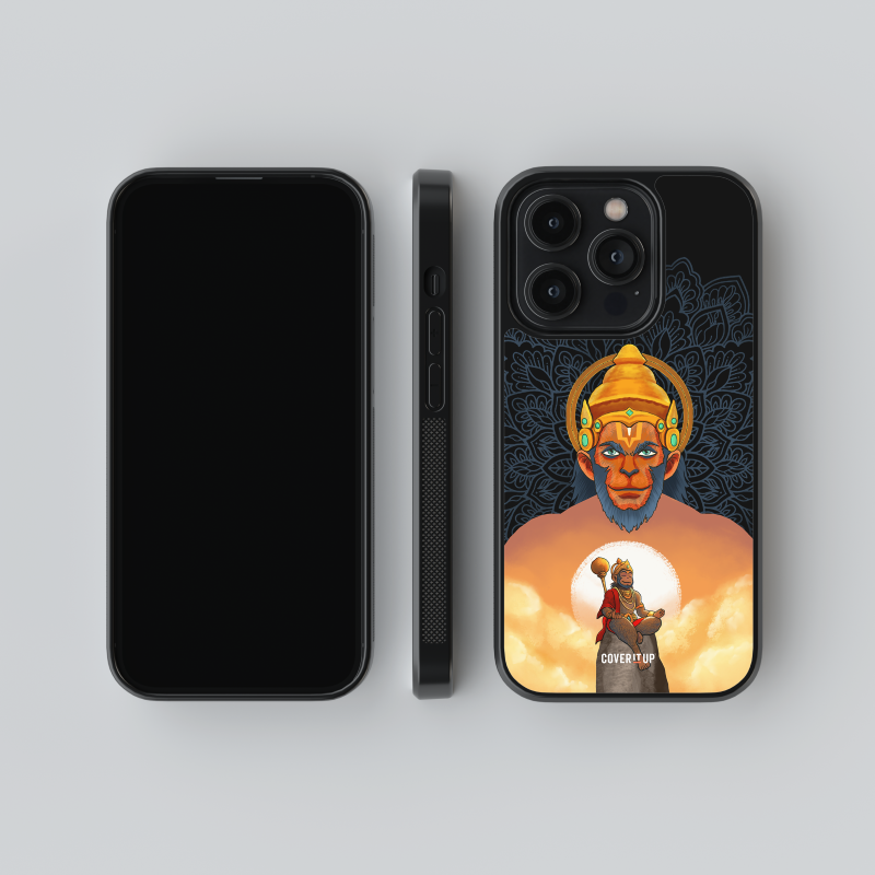 Hanuman Ji Glass case