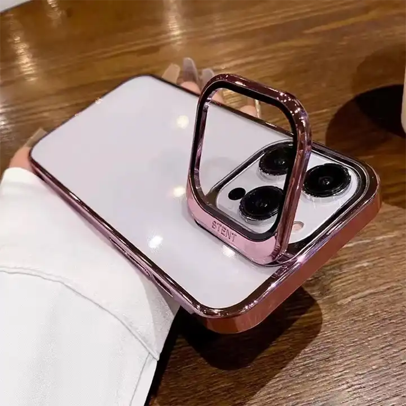 Versatile Metal Exterior Camera Kickstand Stent Case For iPhone 13 Series