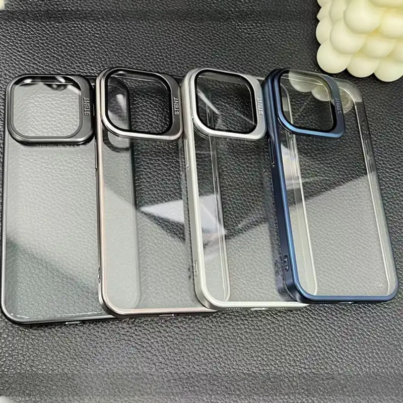 Versatile Metal Exterior Camera Kickstand Stent Case For iPhone 13 Series