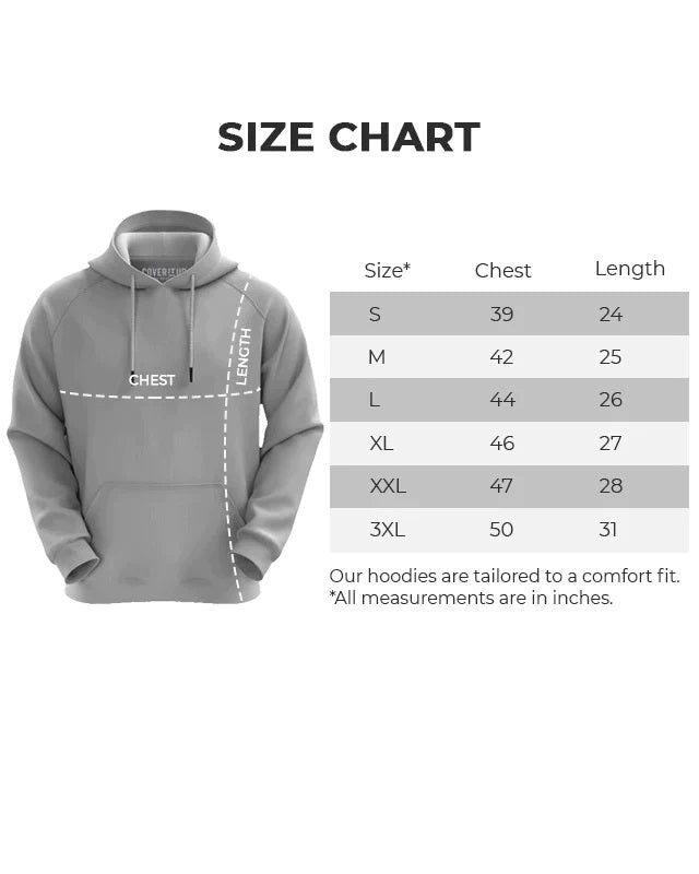 Customise Your Silver Foil Hoodie