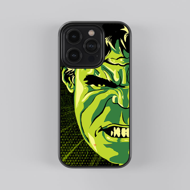 Marvel Hulk Face Glass Case