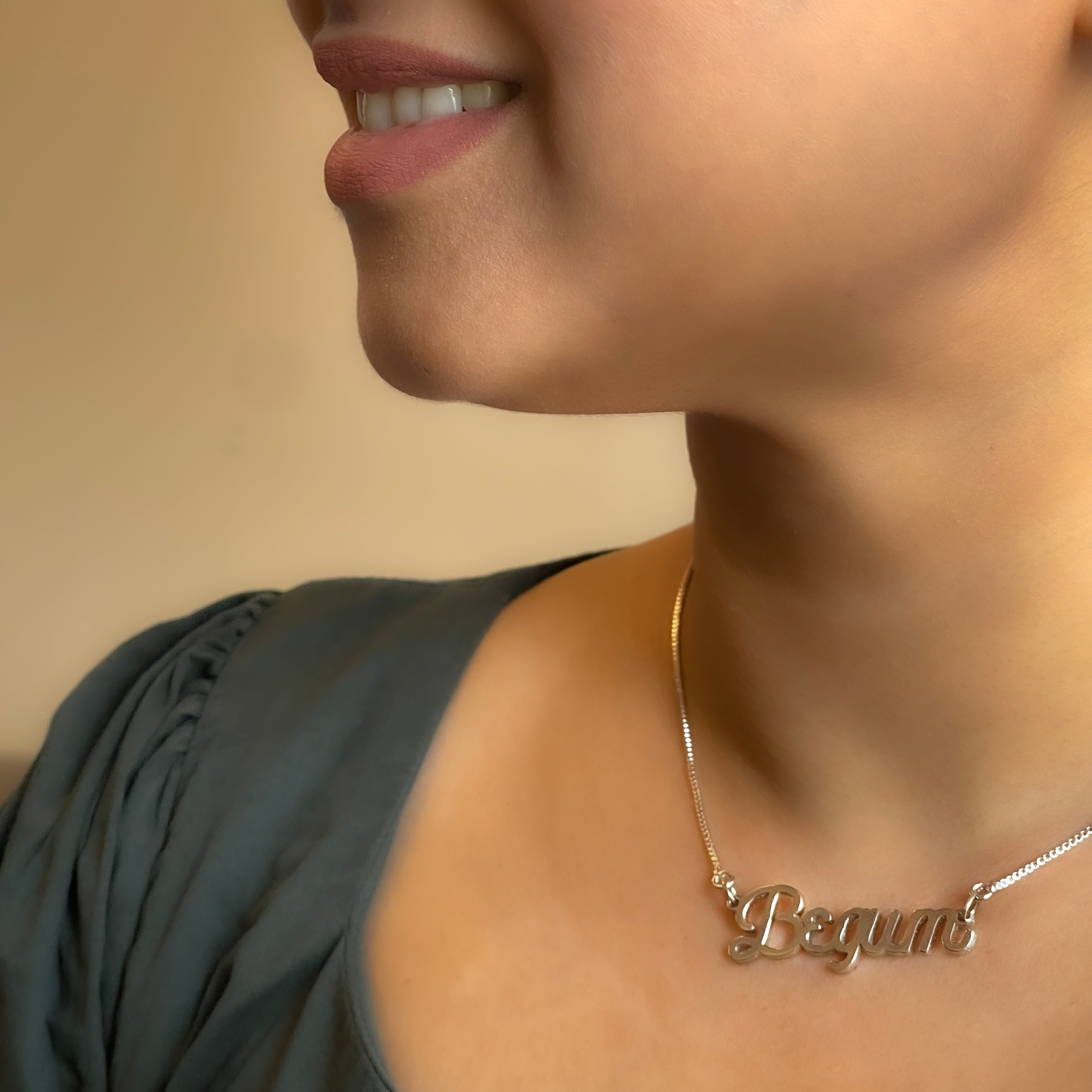 Personalised Name Necklace - Silver