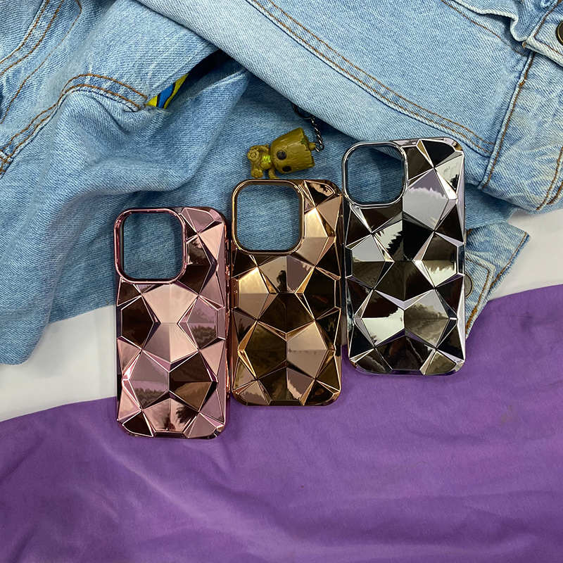 Elegant 3D Metal Texture Case