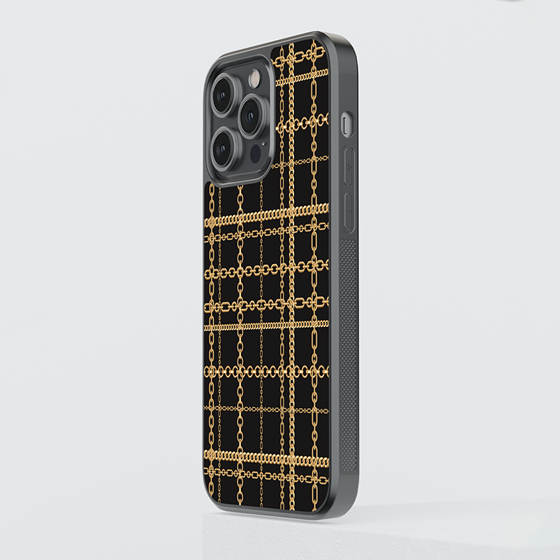 Golden Links Glass Case