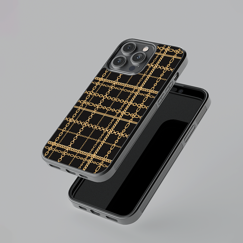 Golden Links Glass Case