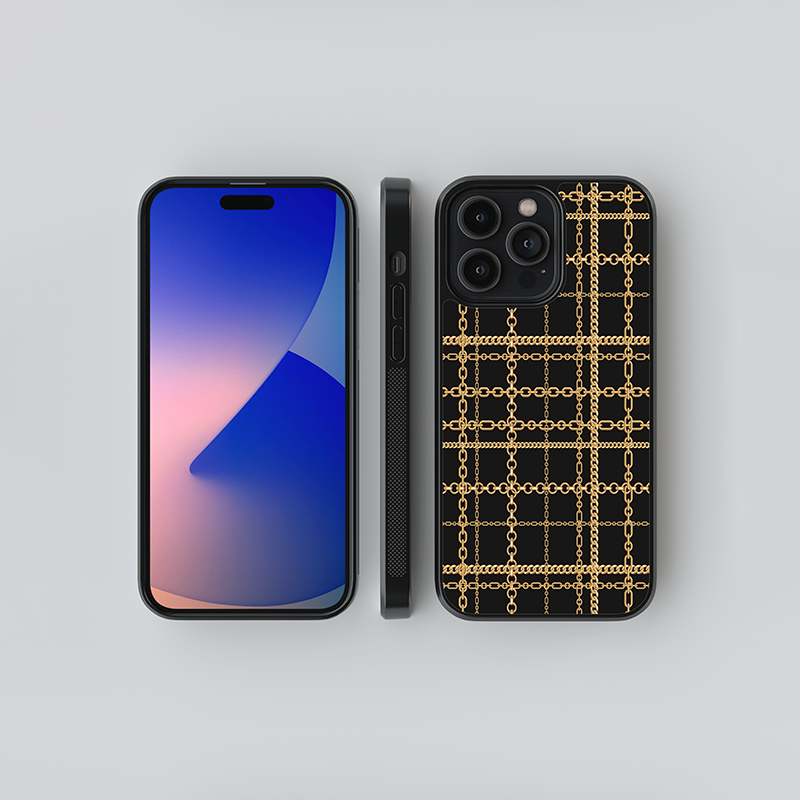 Golden Links Glass Case