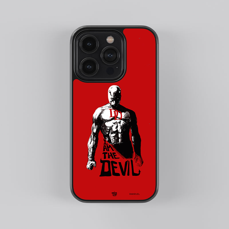 Marvel DareDevil I am the devil Glass Case