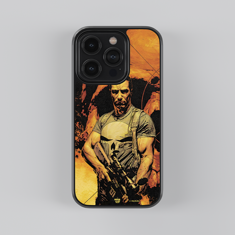 Marvel Punisher Last Man Glass Case