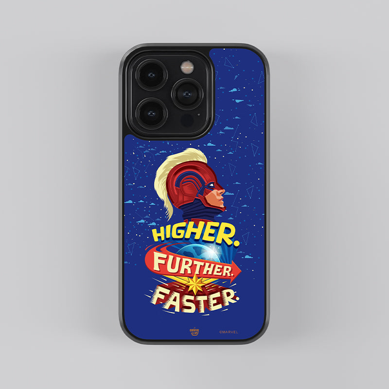 Official Marvel Captain Marvel Further Glass Case