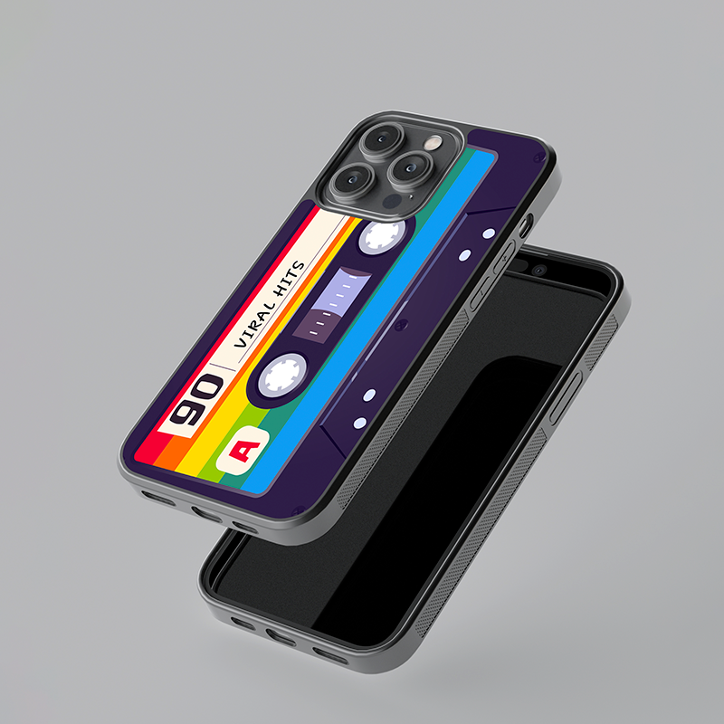 Custom Fantasy Cassette Glass Case