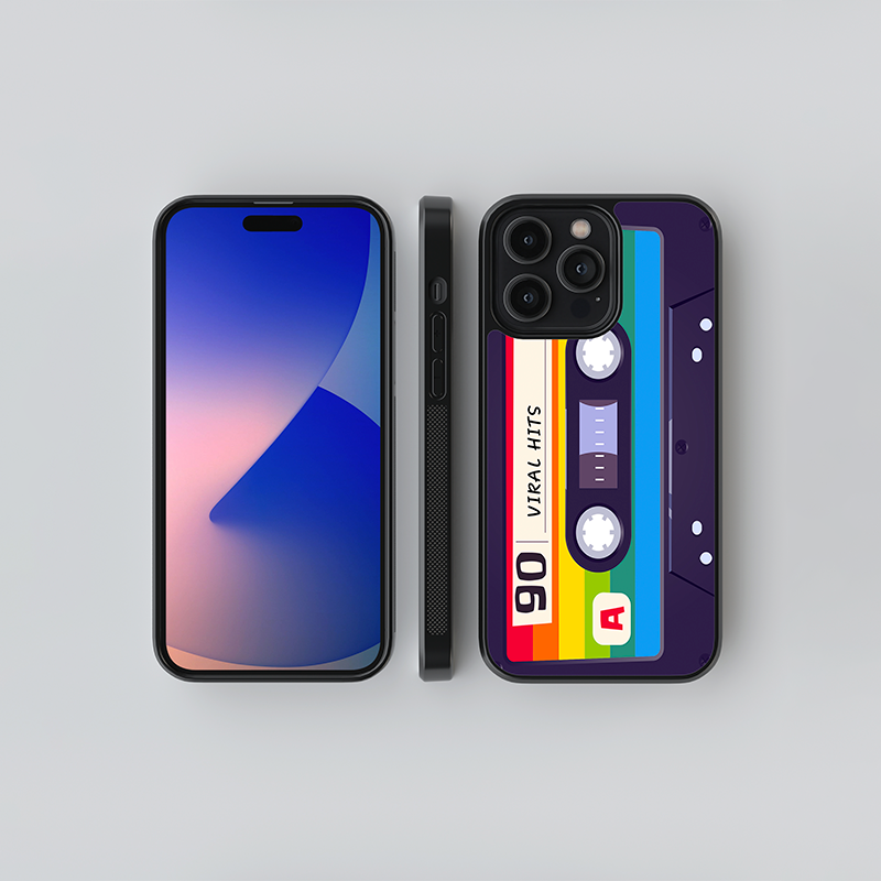 Custom Fantasy Cassette Glass Case