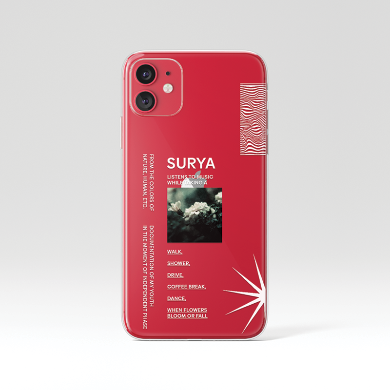 Custom Listen To Music When Clear Silicone Case