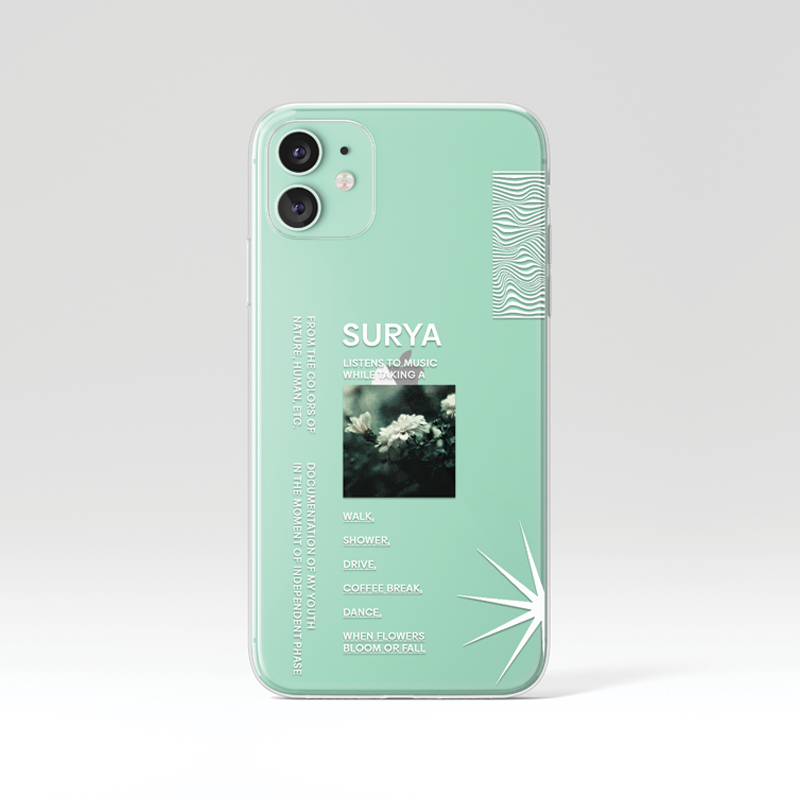 Custom Listen To Music When Clear Silicone Case