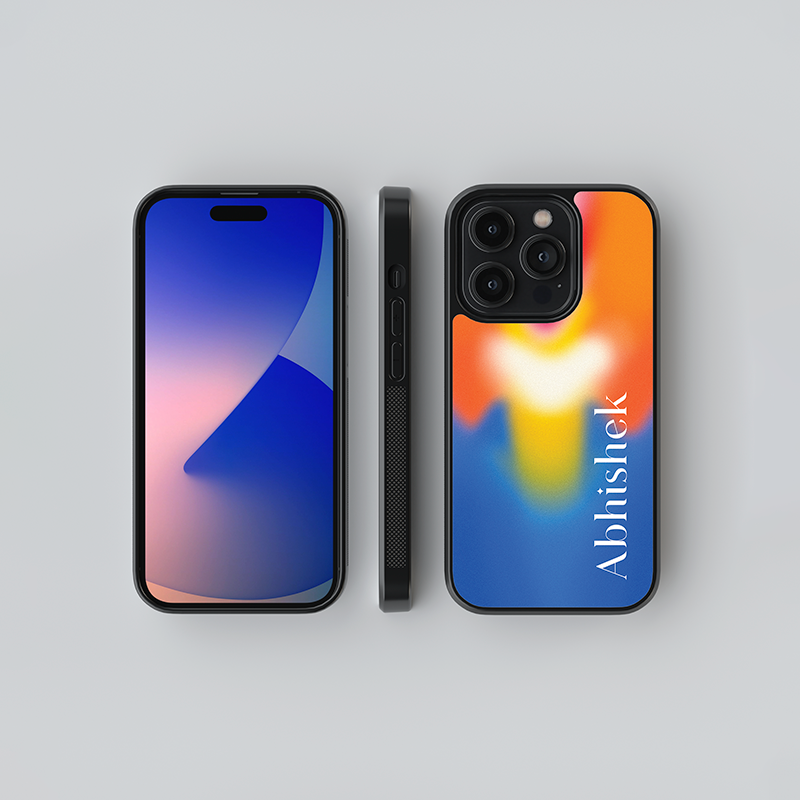 Custom Gradient Glass Case