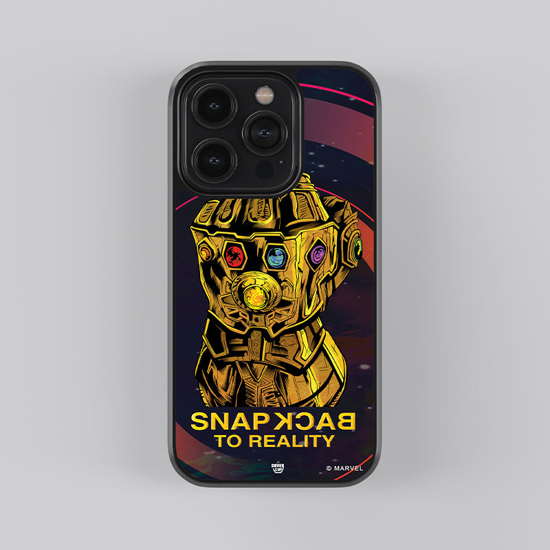 Official Marvel Avengers Guantlet Snapback Glass Case