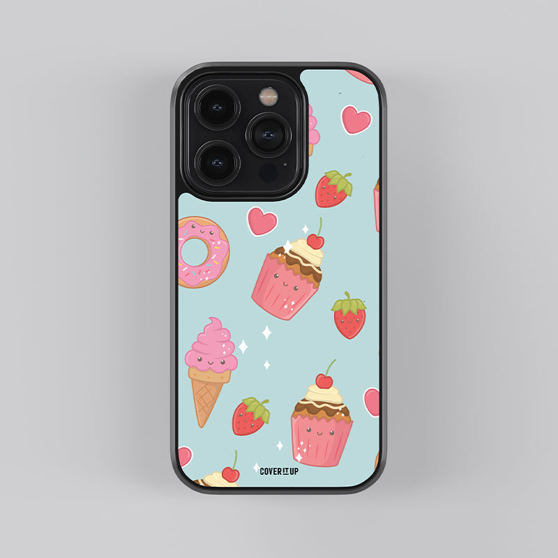 Sweet Tooth Teal Glass Case