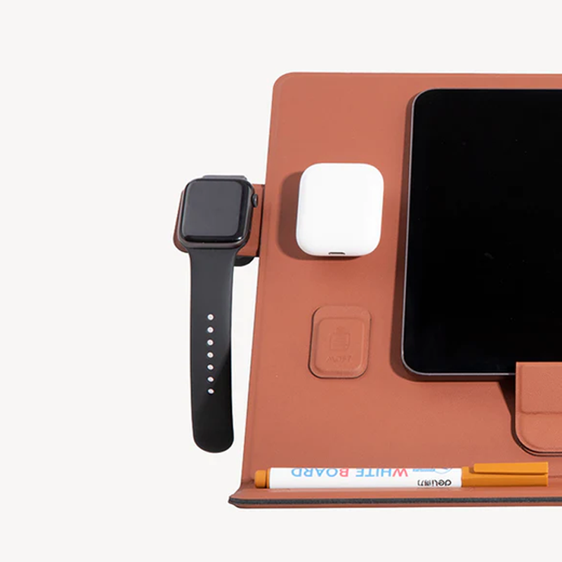 MOFT Multifunctional Desk Mat Accessory: The Perfect Black Holder for Your Apple Watch | Streamline Your Workspace with the Apple watch Holder