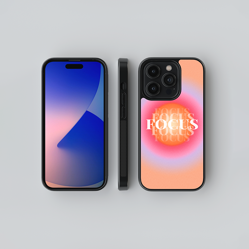 Focus Gradient Glass Case