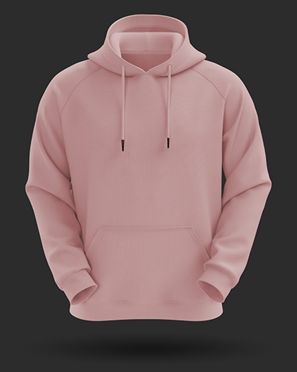 Basic cheap pink hoodie