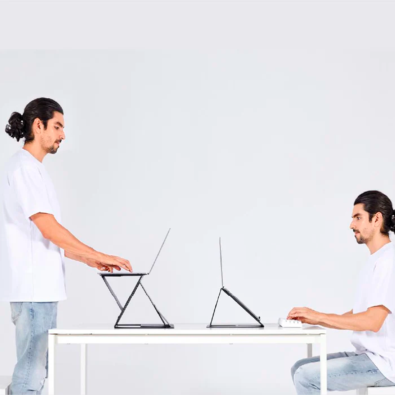 MOFT Z: Elevate Your Workspace with the Ultimate Invisible Sit-Stand Desk for Laptops – Seamless Portability, Adjustable Ergonomics, With 5 Elevation Angles